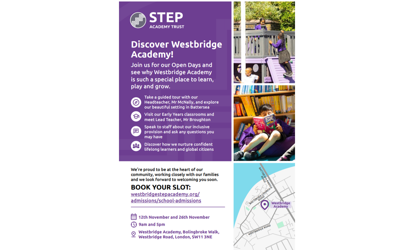 EYFS Open Days 2025 26